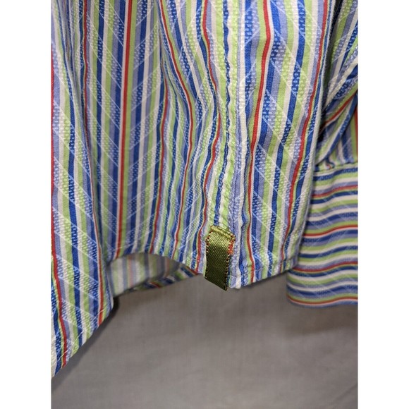 Visconti Black Long Sleeve Black Design Button Up Shirt Men's Size Large - Picture 2 of 9